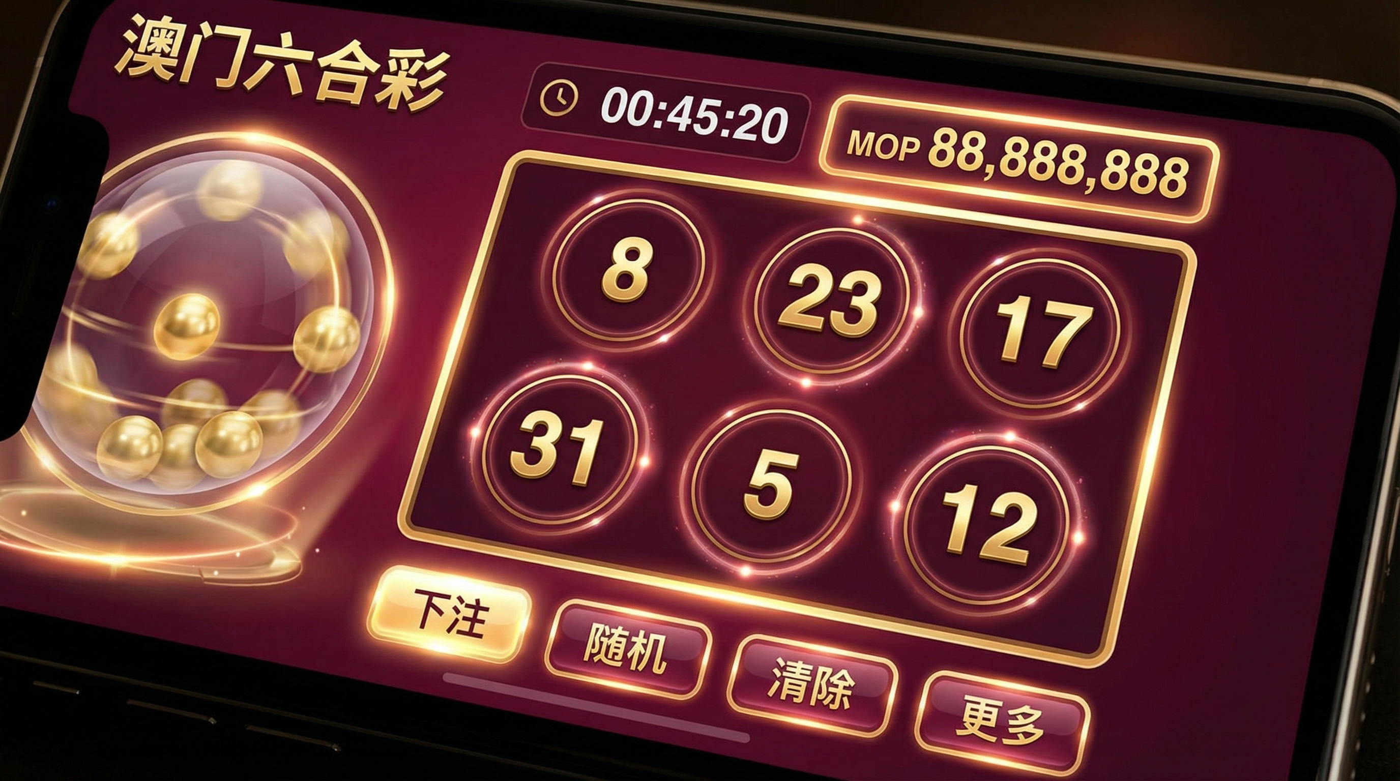 澳门六合彩游戏界面展示